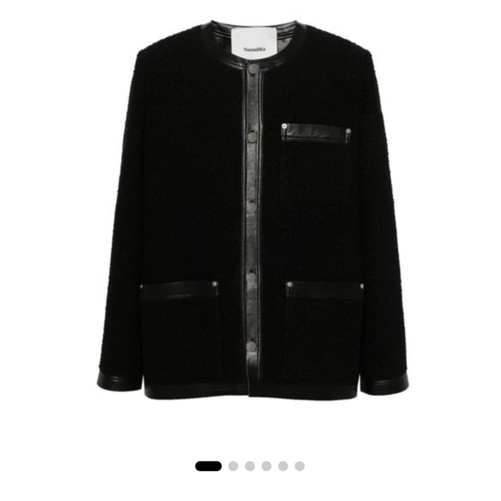 Nanushka Black Earl Jacket